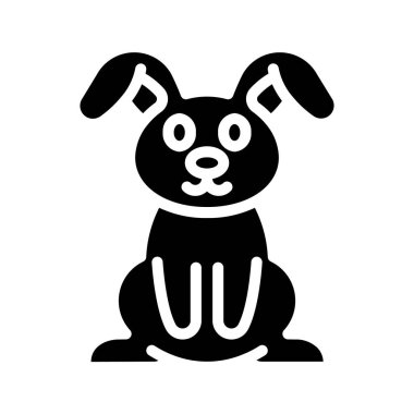  Tavşan çizgisi vektör simgesi tasarımı