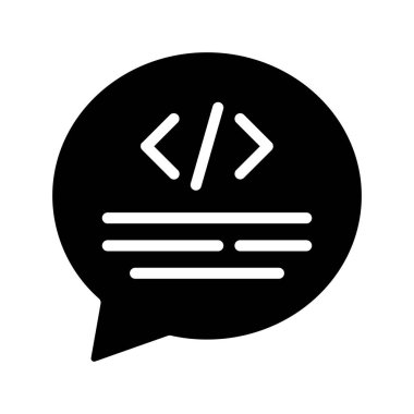 Kod İleti Ağı vektör çizimi