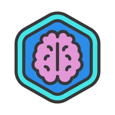  Akıllı Token web simgesi vektör çizimi