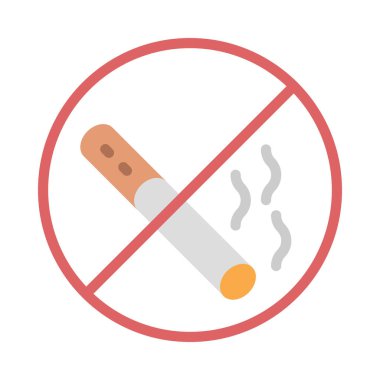 Smoking Web simgesi vektör çizimi yok