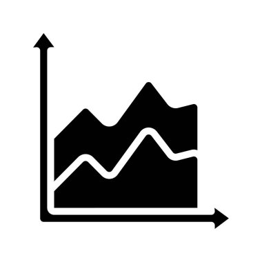 grafik simgesi. web tasarımı için grafik vektör simgesi ile özet grafik            