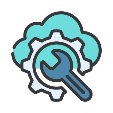 Bulut Onarım Simgesi, Vektör Resimleri