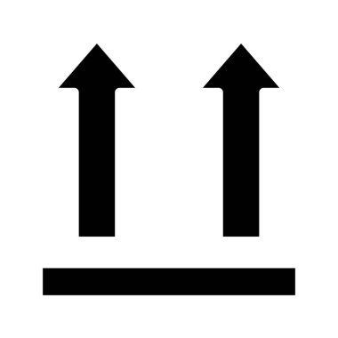 Bu Yukarı Doğru Oklar web simgesi vektör çizimi