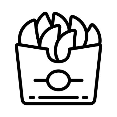 Düz simge, vektör illüstrasyonu 