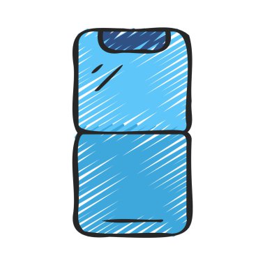 akıllı telefon simgesi vektör çizimi 