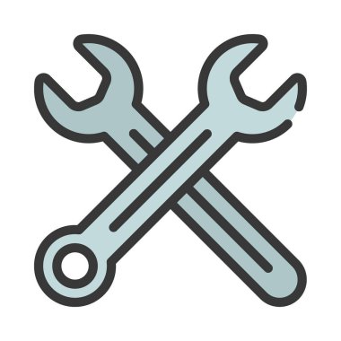 Anahtar araçları simgesi, düz biçim