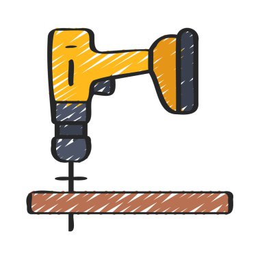 Tahta Düz Simgeye Vidalama