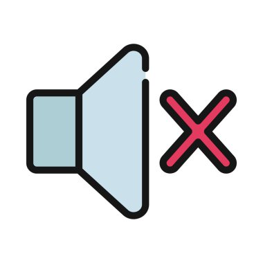 Ses simgesi vektör illüstrasyon tasarımı