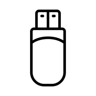 usb çubuk simgesi vektör illüstrasyonu