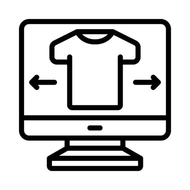 Çevrimiçi Boyut Kılavuzu vektör çizimi tasarımı