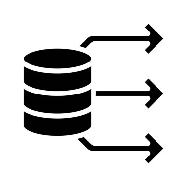 Veri Ulaşım simgesi, vektör illüstrasyonu   