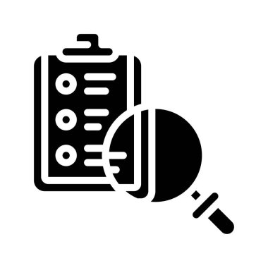 Görev Listesi web simgesi vektör illüstrasyonu