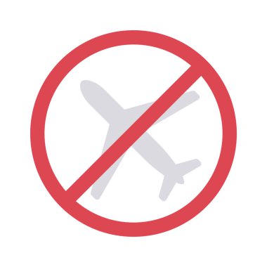 Uçuş simgesi vektör çizimi yok