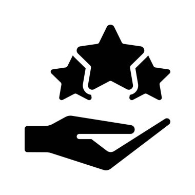 İnceleme El simgesi vektör illüstrasyonunu ver