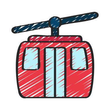 Kayak Kaldırma simgesi vektör illüstrasyon tasarımı