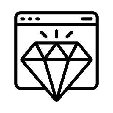 Değer simgesi vektör illüstrasyon tasarımı