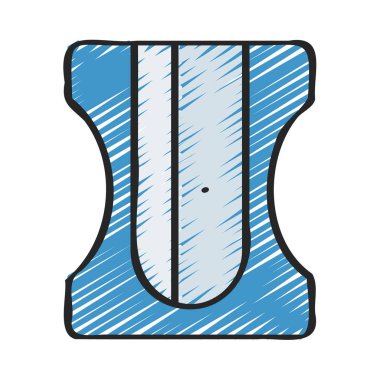 Keskinleştirici ağ simgesi, vektör illüstrasyonu       