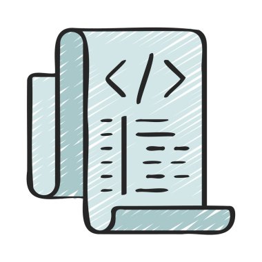 Betik düz simge, vektör illüstrasyonu 