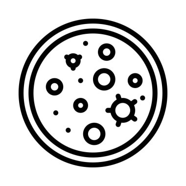 Petri Çanağı web simgesi vektör illüstrasyonu