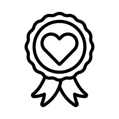 Kurdele ikonlu kalp, özet biçimi