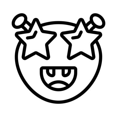 Yıldız Vuruşu simgesi, vektör illüstrasyonu