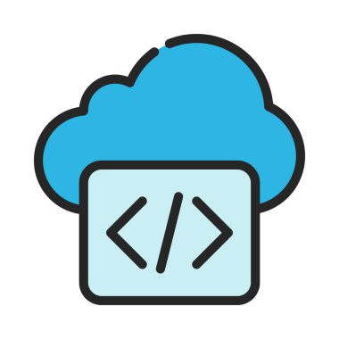 Bulut Morina Simgesi, Vektör İllüstrasyonu