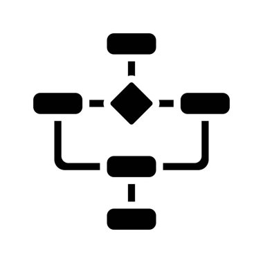 algoritma web simgesi vektör illüstrasyonu