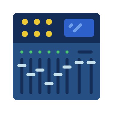 Müzik karıştırıcı ikonu. basit biçim 