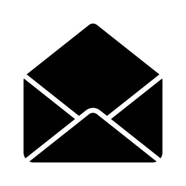 E- posta simgesi, vektör illüstrasyonunu aç 