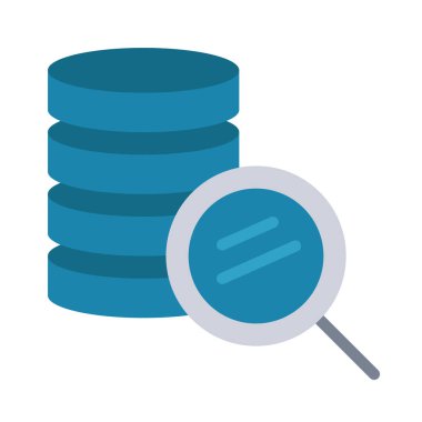 veritabanı web simgesi vektör çizimi