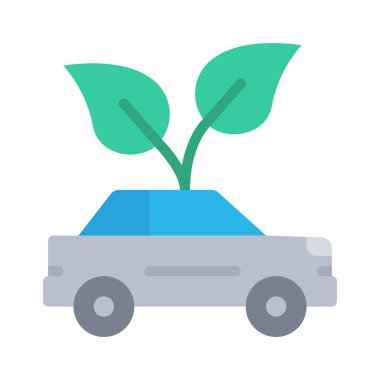 Çevre dostu ağ simgesi vektör illüstrasyonu