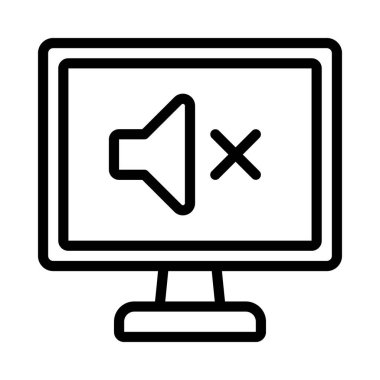 Ses simgesi vektör illüstrasyon tasarımı