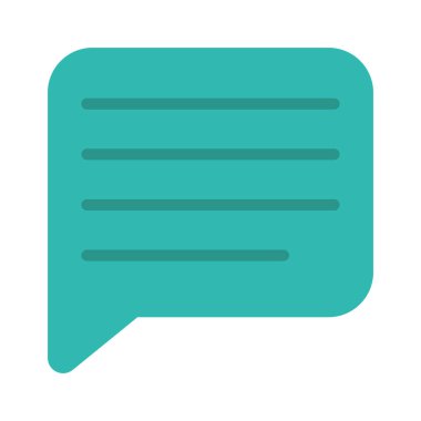 Kenar Noktası İleti simgesi, vektör illüstrasyonu  