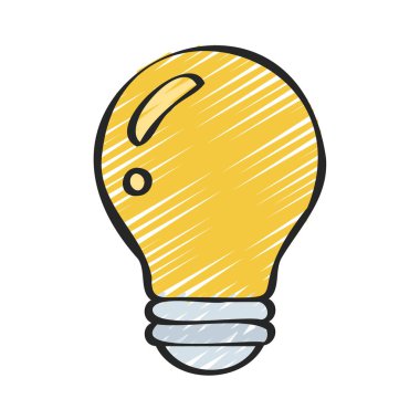ampul simgesi vektör illüstrasyonu 