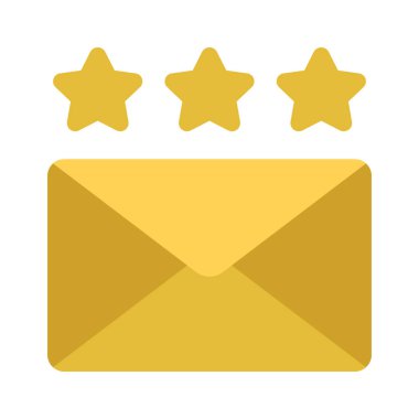 E- posta Gözden Geçir, Beyaz Arkaplanda İzole Edilmiş Simge 