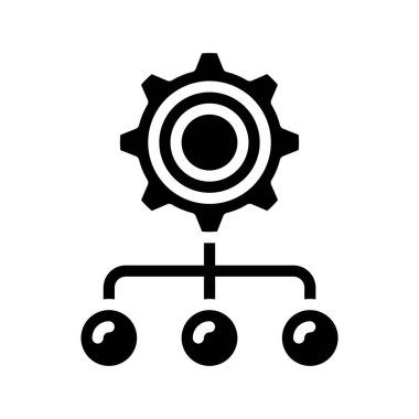 Hiyerarşi Yönetimi web vektör simgesi 