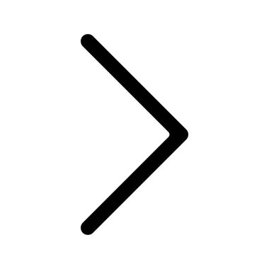  Sağ yön ok ikonu vektör illüstrasyonu 