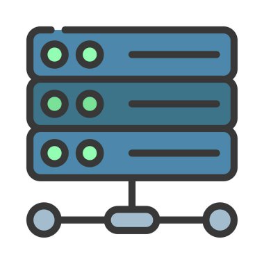 ağ simgesi, vektör illüstrasyonu basit tasarım