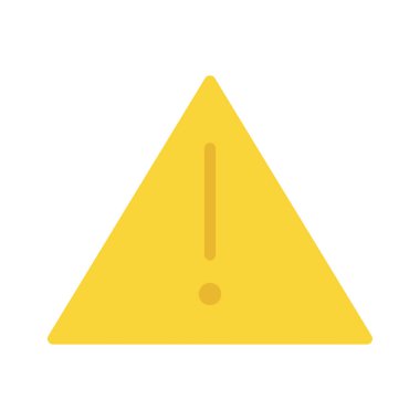 Uyarı Üçgeni, vektör çizimi basit tasarım