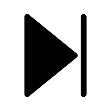  Çizgi simgesi çizimi ile doğru yönde ok 