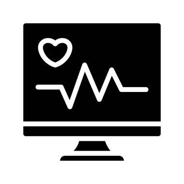 Kalp atışı simgesi resimli ekran 