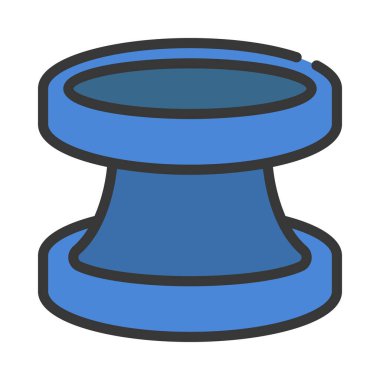 Girdap Web simgesi vektör illüstrasyonu