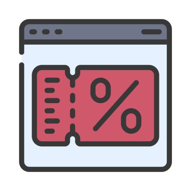 Kupon simgesi, basit biçim