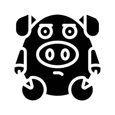 Karışık düz simge, vektör illüstrasyonu 