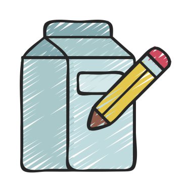 Paketleme Tasarım simgesi, vektör illüstrasyonu 