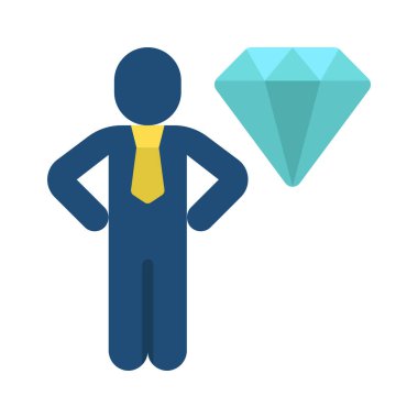 Değerli kişi vektör illüstrasyon tasarımı