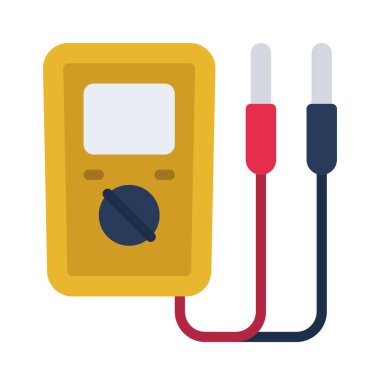 Elektrik Test Aygıtı simgesi vektör illüstrasyon tasarımı