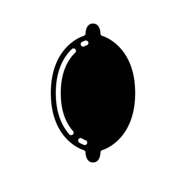 Zitronen Symbol Vektor Illustration — Stockvektor