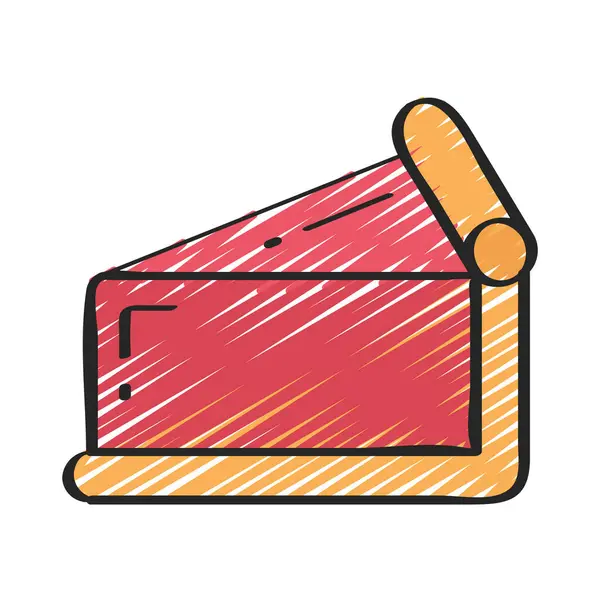 Ilustração Vetorial Pie Slice — Vetor de Stock