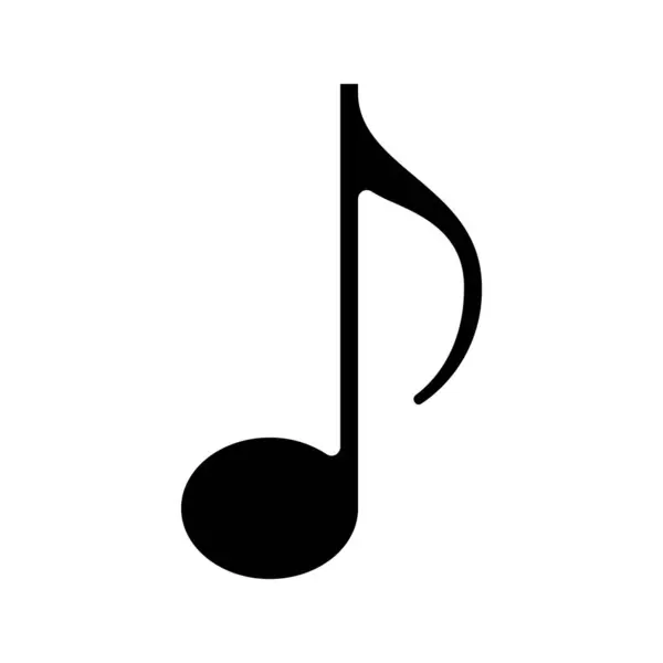 音乐注释图标矢量插图 — 图库矢量图片